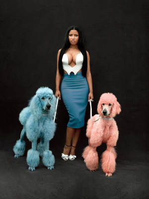 Nicki Minaj Hd With Poodles Wallpaper