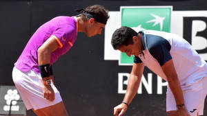 Nicolas Almagro At Indian Wells Open Wallpaper