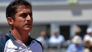 Nicolas Almagro With Concerned Look Wallpaper