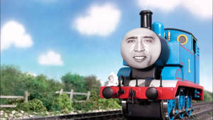 Nicolas Cage Meme Thomas Train Wallpaper