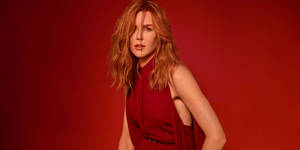 Nicole Kidman Seductive Look Wallpaper