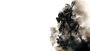 Nier Automata 4k Characters Wallpaper