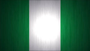 Nigeria Flag With Glaring White Light Wallpaper