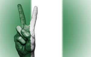 Nigeria Hand Peace Sign Wallpaper