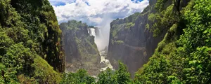 Nigeria Waterfall Gorge Wallpaper