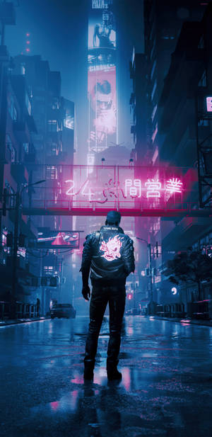 Night City In Cyberpunk For Android Wallpaper
