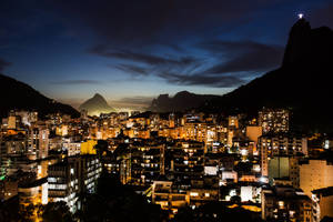 Night City Of Rio De Janeiro Wallpaper