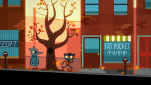 Night In The Woods Cat Wallpaper