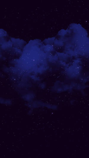 Night Sky Aesthetic Dark Blue Hd Wallpaper