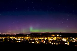 Night View Scotland Wallpaper