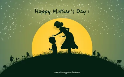 Nighttime Greeting Mother's Day Wallpaper