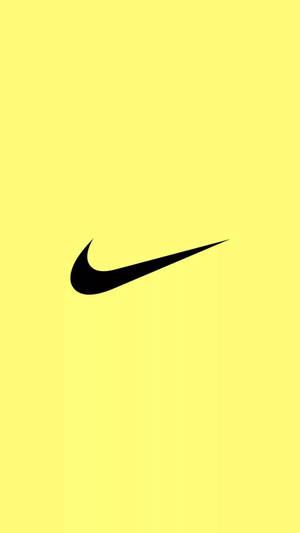 Nike Iphone Yellow Background Wallpaper