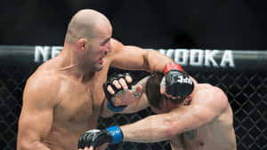 Nikita Krylov In The Ring Against Glover Teixeira Wallpaper