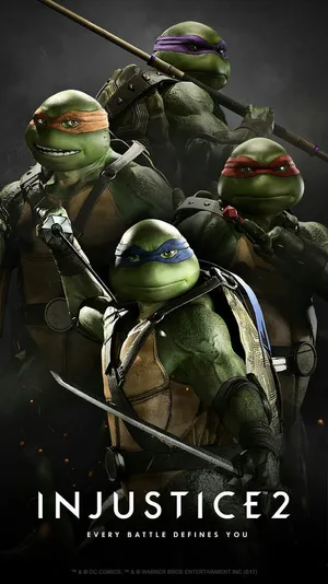 Ninja Turtle Injustice 2 Poster Wallpaper