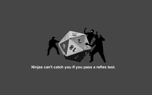 Ninjas Playing Dnd Rpg Dice Wallpaper