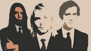 Nirvana 4k Band Silhouette Art Wallpaper