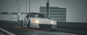 Nissan 180 Sx On Highway Wallpaper