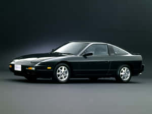 Nissan 180 Sx Plain Black Wallpaper