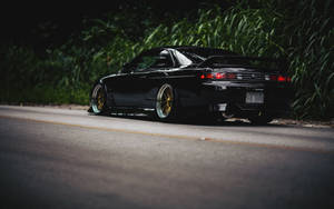 Nissan Black Silvia S14 Wallpaper