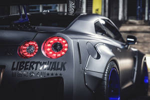 Nissan Gt R Red Taillights Wallpaper