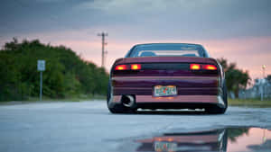 Nissan Silvia S13 Red Wallpaper