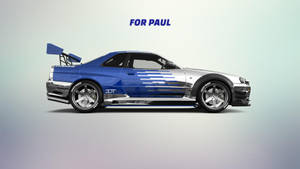 Nissan Skyline A Tribute For Paul Walker Wallpaper
