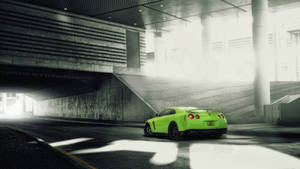 Nissan Skyline Gtr R35 Green Wallpaper