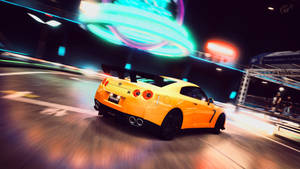Nissan Yellow Gtr Wallpaper