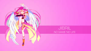 No Game No Life Jibril Poster Wallpaper