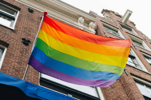 Non-binary Rainbow Flag Wallpaper
