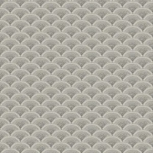 Nordic Abstract Fan Pattern Wallpaper