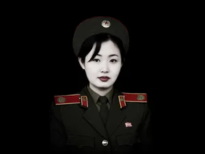 North Korea Lady Soldier Wallpaper