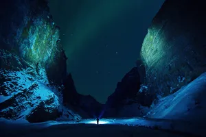 Northern Night Sky Wallpaper