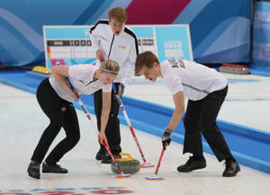 Norwegian Curling Team Wallpaper