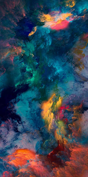 Note 10 Plus Abstract Art Wallpaper