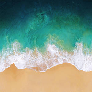 Note 8 Beach Waves Wallpaper