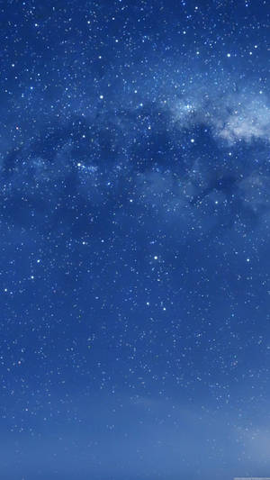 Note 8 Blue Sky With Stars Wallpaper