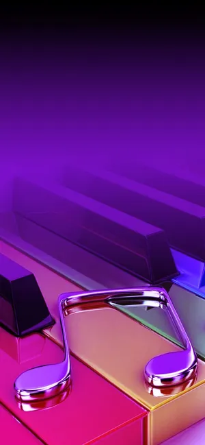 Note On Piano Key Music Phone Wallpaper