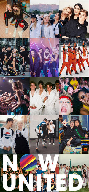 Now United Photo Collage Wallpaper