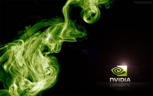 Nvidia Green Lights Logo Wallpaper