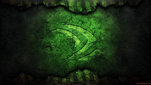 Nvidia Jurassic Green Logo Hd Wallpaper