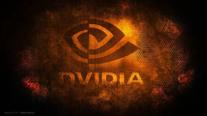Nvidia Orange Eye Wallpaper
