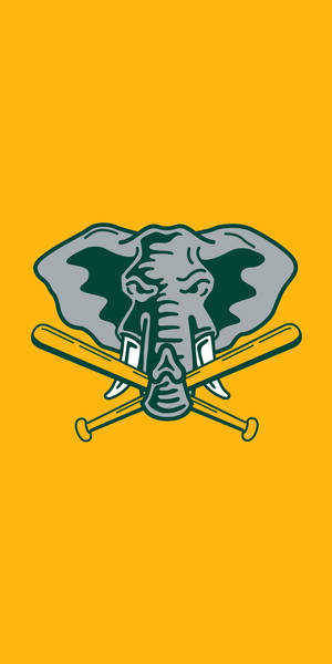 Oakland Athletics Angry Elephant Wallpaper