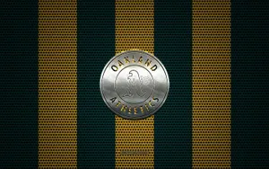 Oakland Athletics Silver Logo Wallpaper