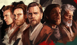 Obi Wan Kenobi Age Progression Wallpaper