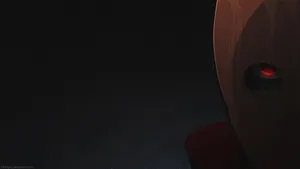 Obito Brings Darkness In A Minimalist World. Wallpaper