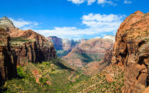 Observation Point In Zion National Park Wallpaper