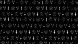 Occult Symbols Pattern Wallpaper