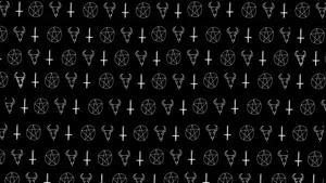 Occult Symbols Pattern Wallpaper