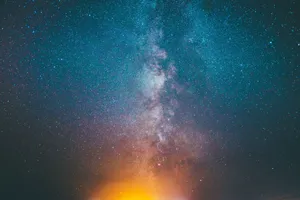 Ocean Like Blue Milky Way Wallpaper